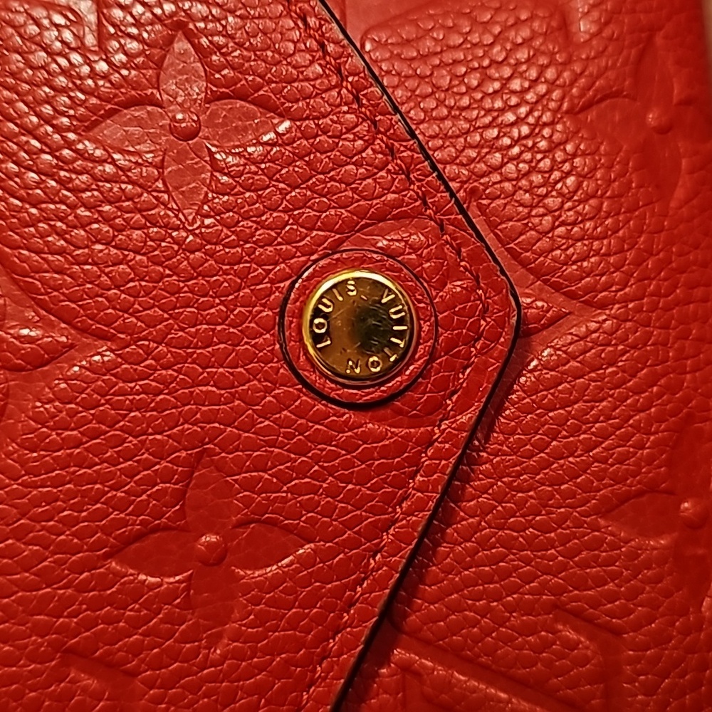 Authentic Louis Vuitton Victorine Empreinte Trifold Leather Wallet - Picture 5 of 16